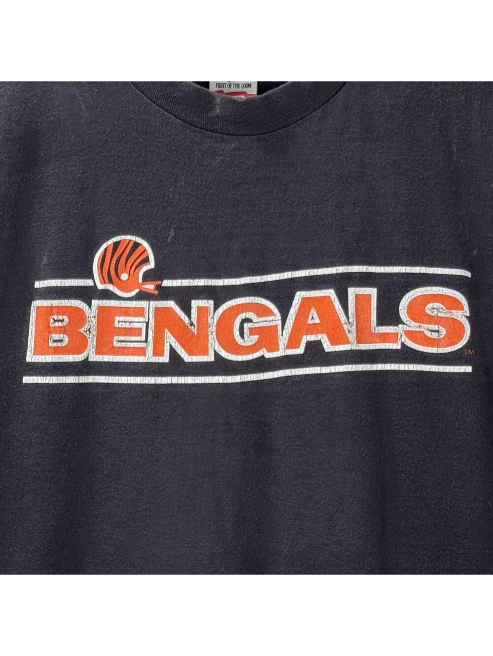 90’s Cincinnati Bengals Single Stitch T-Shirt Made in USA - XL - Picture 2 of 5